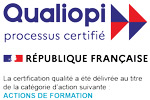 iscriptura certifié Qualiopi pour les ACTIONS DE FORMATION
